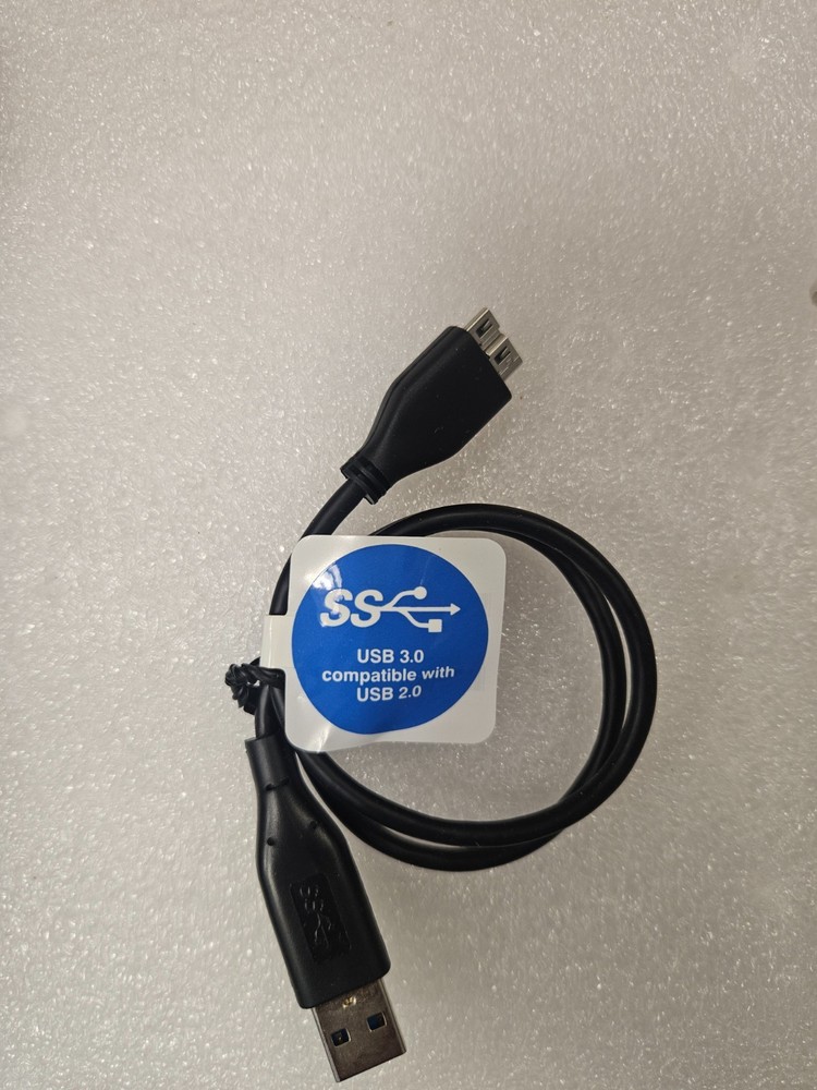NEW  USB 3.0 CABLE EXTERNAL HARD DRIVE SEAGATE WD WESTERN DIGITAL 2 units