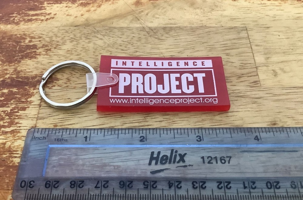 Red Intelligence Project Keychain