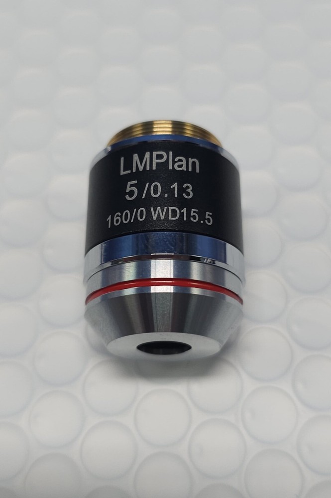 5X LWD LM PLAN ACHROMATIC METALLURGICAL MICROSCOPE OBJECTIVE