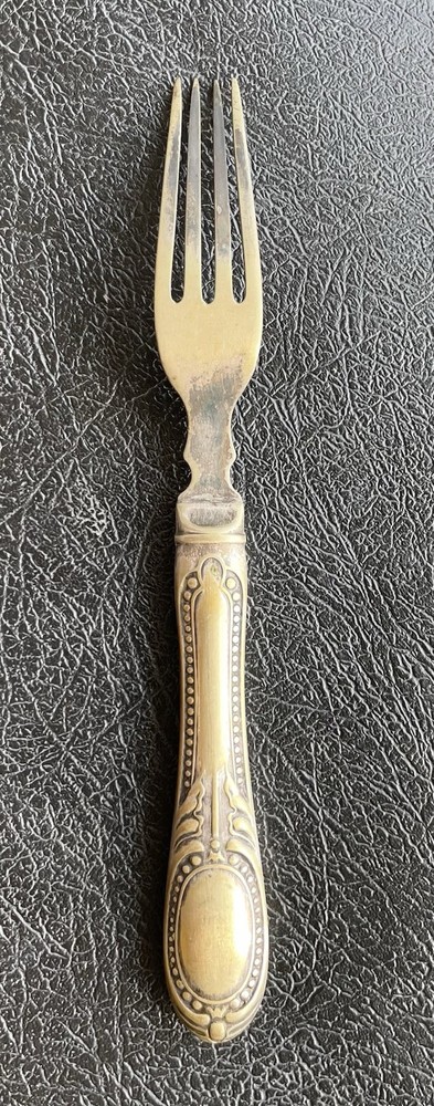 Antique Silver Plate Personalized Fork “Harry” 6.5”