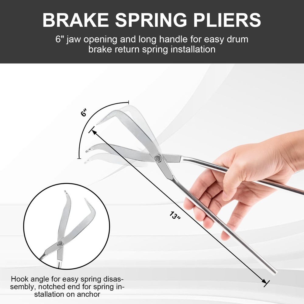 Lyhubmh 8 PC Drum Brake Tool Kit, Spring Set with Spring...