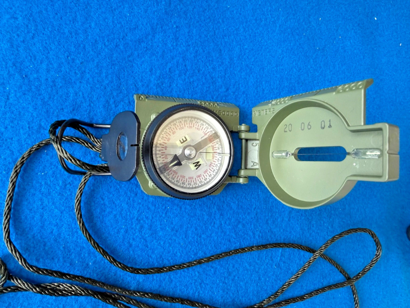 Cammenga Model 3H USGI Military Issue Tritium Lensatic Compass USA Made - OD #1