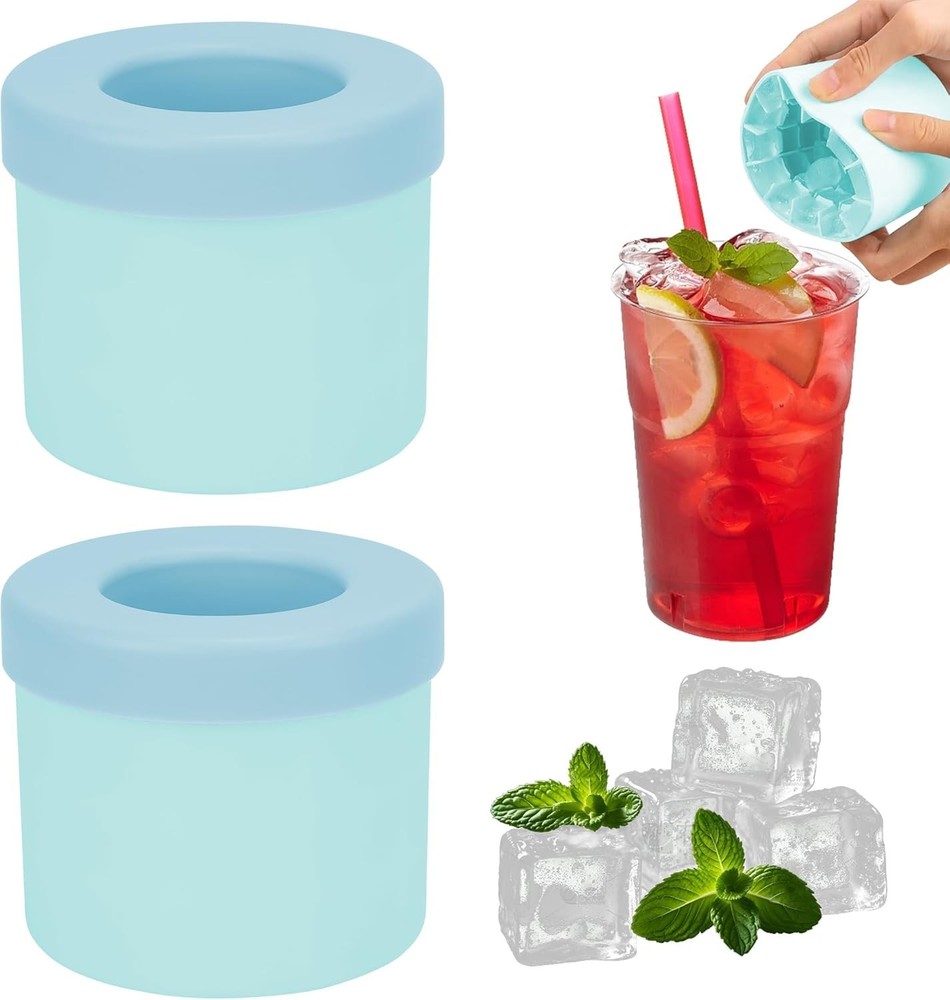 Silicone Ice Cube Mold Round Ice Maker - DIY Ice Bucket Barware Tools*