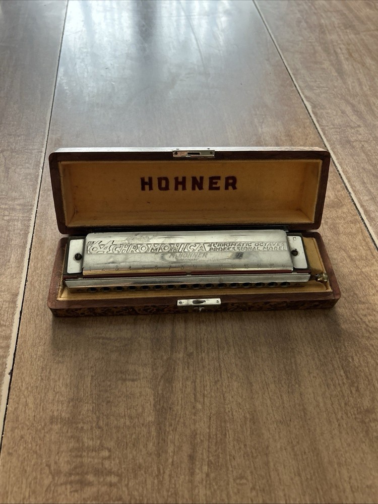 VTG M Hohner 64 Chromonica Chromatic Pro Model Harmonica w/ Case