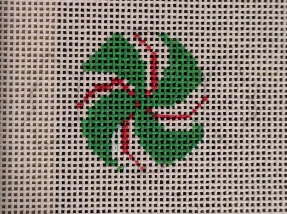 Needlepoint Canvas Peppermint Candy 4.25"X5.5"