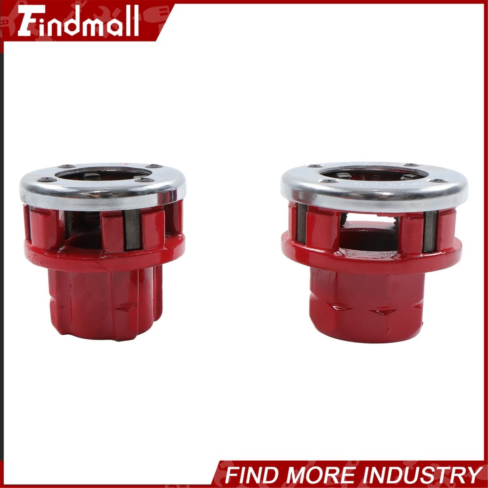 Findmall 7 Size Pipe Threader W/ Handle Pipe Threader Threading 3/8" To 2" Dies