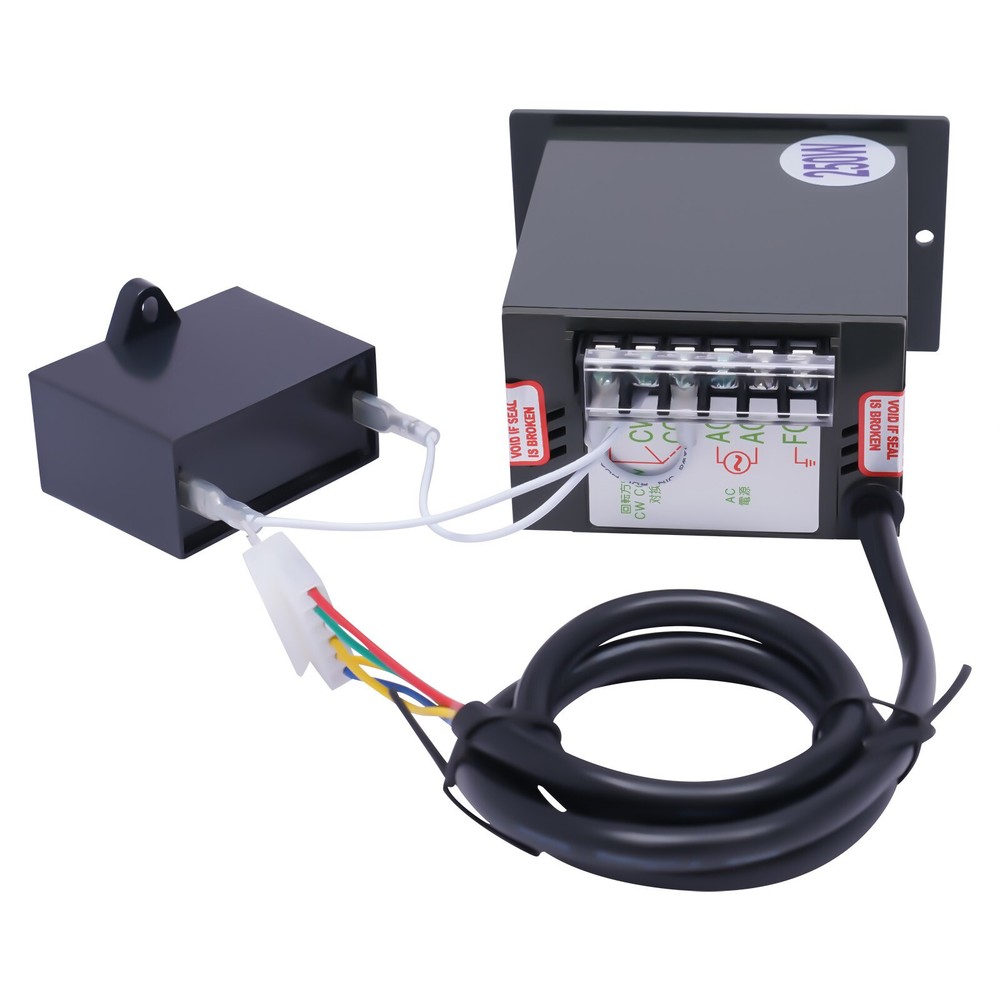 250W 110V AC Gear Motor with Variable Speed Controller and Bracket Single Phase