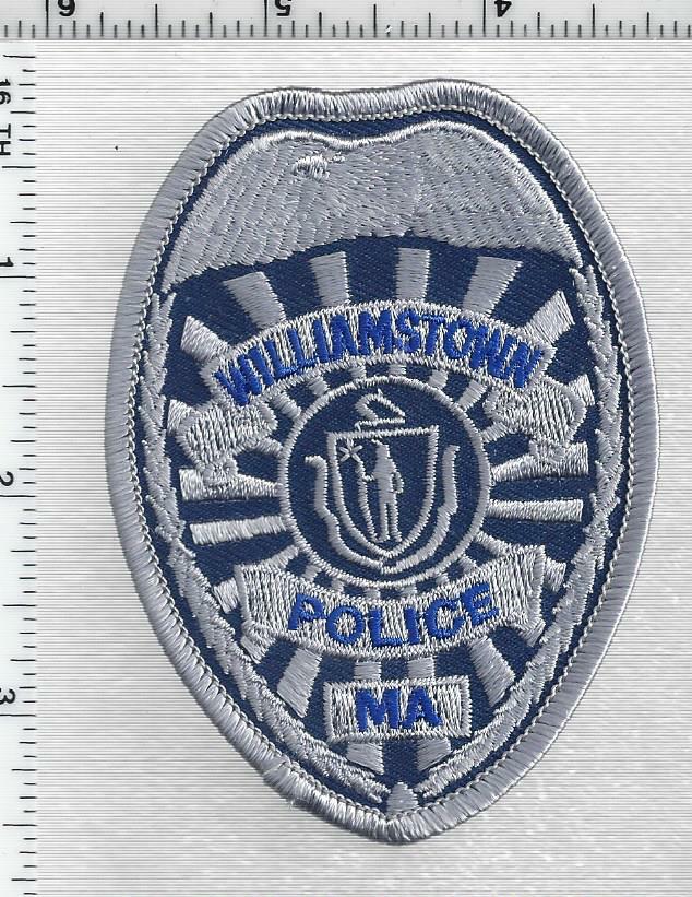 Williamstown Police (Massachusetts) 1st Issue Cap/Hat Patch