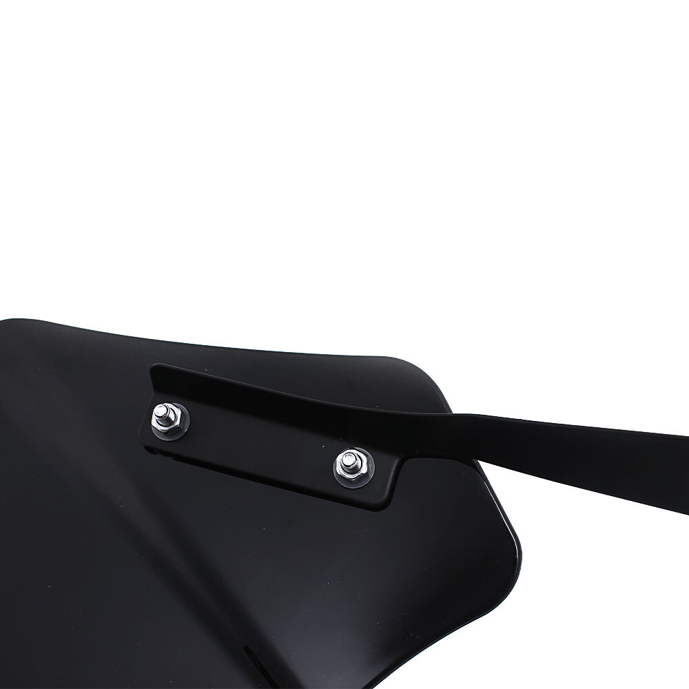 5"-7" Motorcycle Black Universal Headlight Fairing Windshield Windscreen Shield
