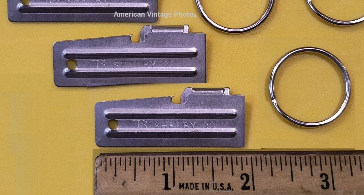 P51 Can Opener 5 Pack Shelby US+ Key Rings f Mess Kit Camping Survival Military