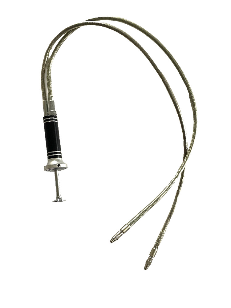 PRONTOR DOUBLE CABLE Camera Shutter Release 18" MADE GERMANY Vintage EUC