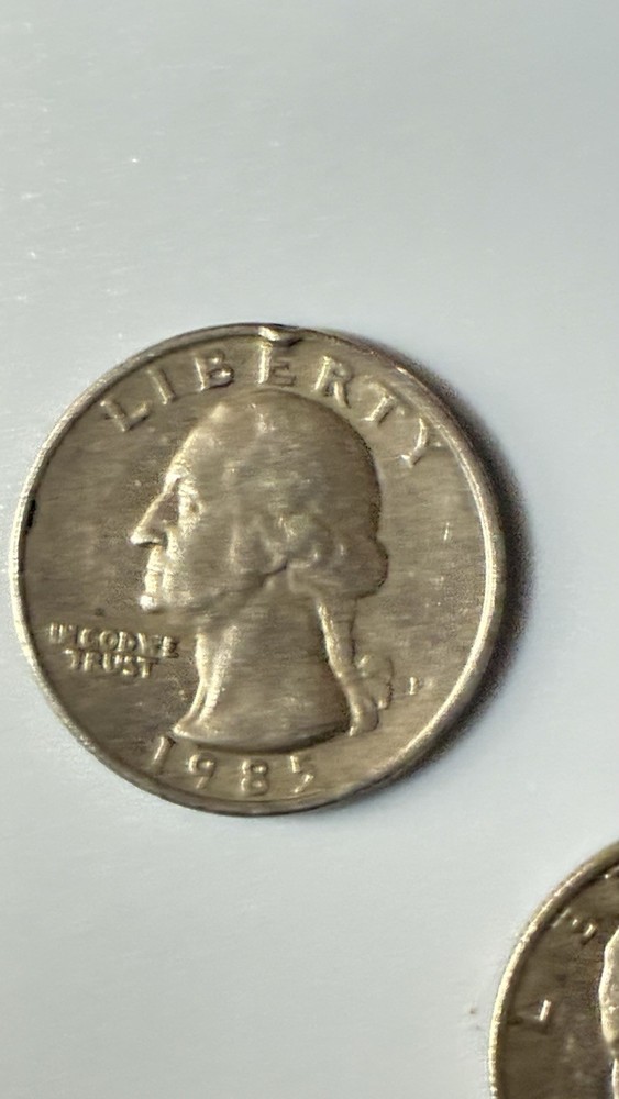 1985 p quarter error