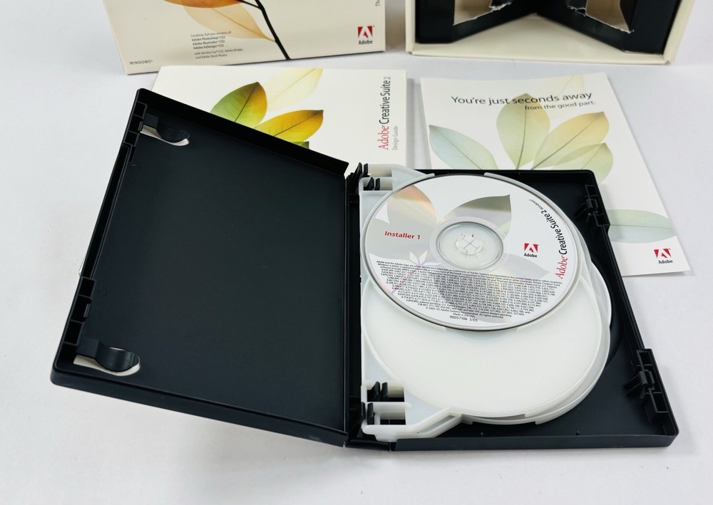 VINTAGE Adobe Creative Suite 2 Standard CS2 PC Windows Complete Retail Box