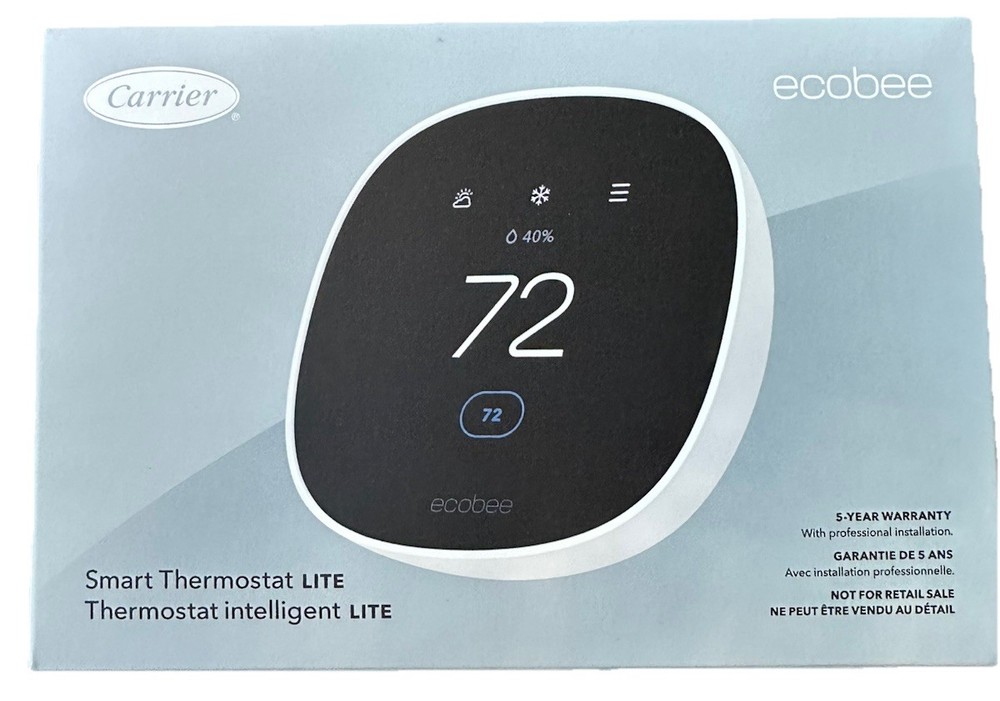Ecobee Lite Smart Thermostat Programmable Touchscreen EB-state7ICR-01