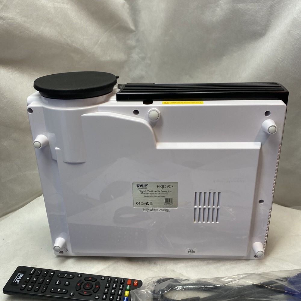 Pyle PRJD903 Pyle Digital Multimedia Projector, Full HD 1080p Support Mac & PC