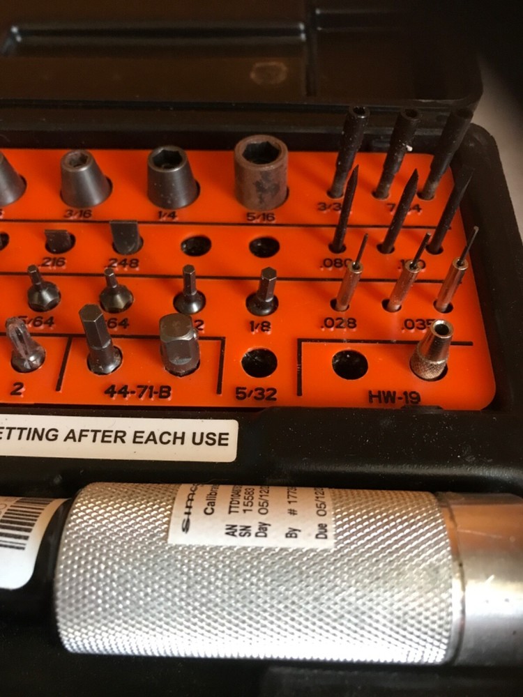 UTICA Torque Limiting Screwdriver Kit- KT-130