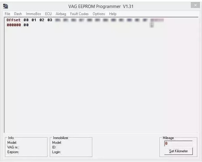 SOFTWARE EEPROM Programmer v1.31 VAG EPROM