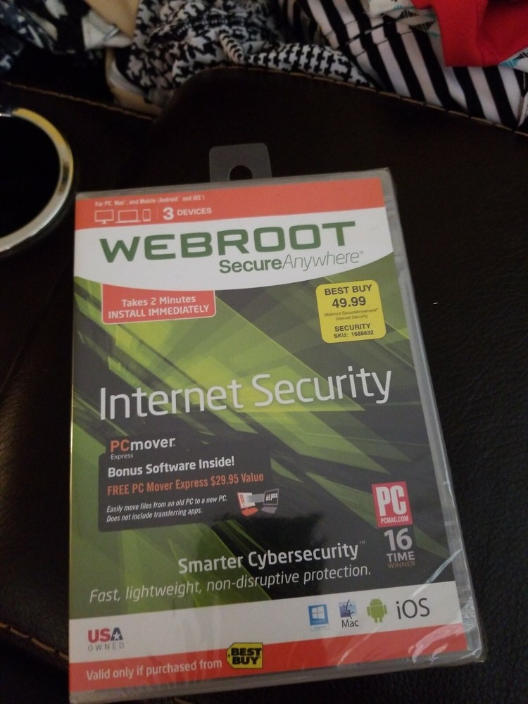 Webroot Secure Anywhere 3 Devices