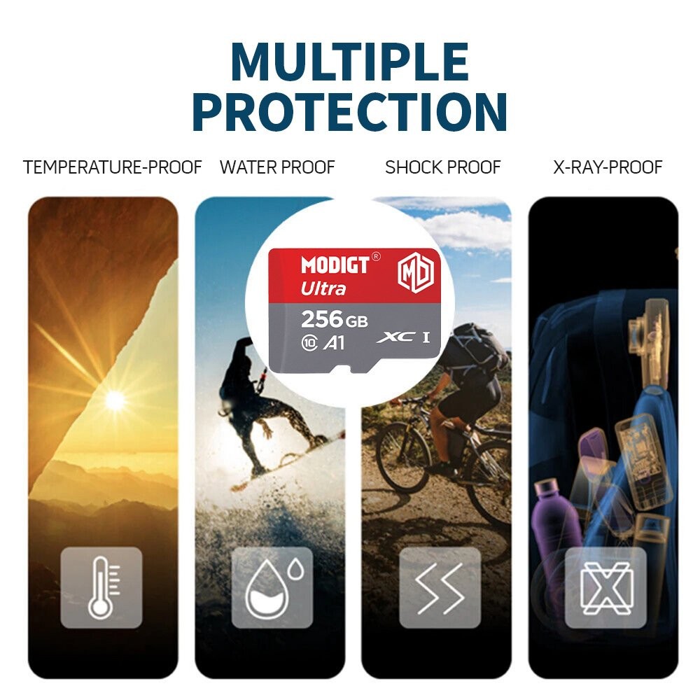 1* High performance Micro SD Memory Card 64GB TF Card High Speed Adapter-MODIGT