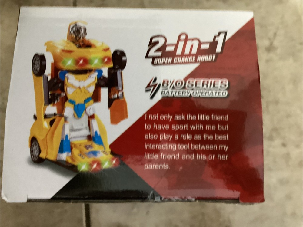 Robot Races Car