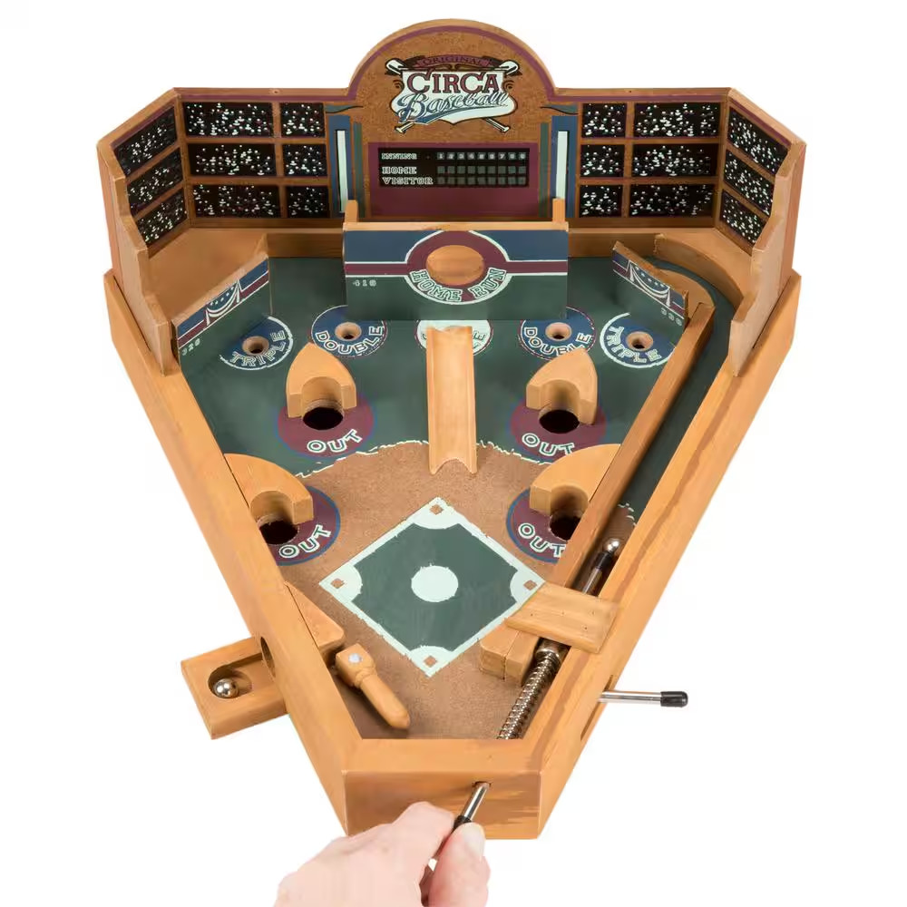 Tabletop Baseball Pinball Game