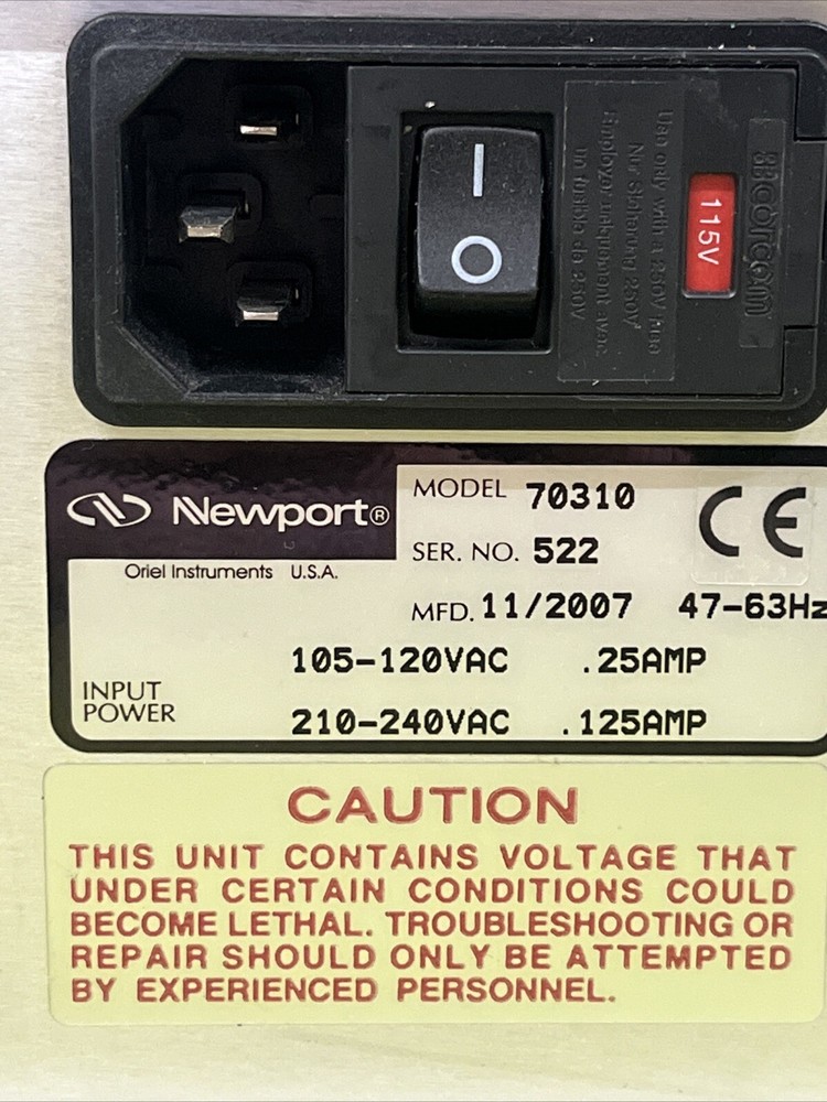 Newport Model: 70310 Optical Power Meter