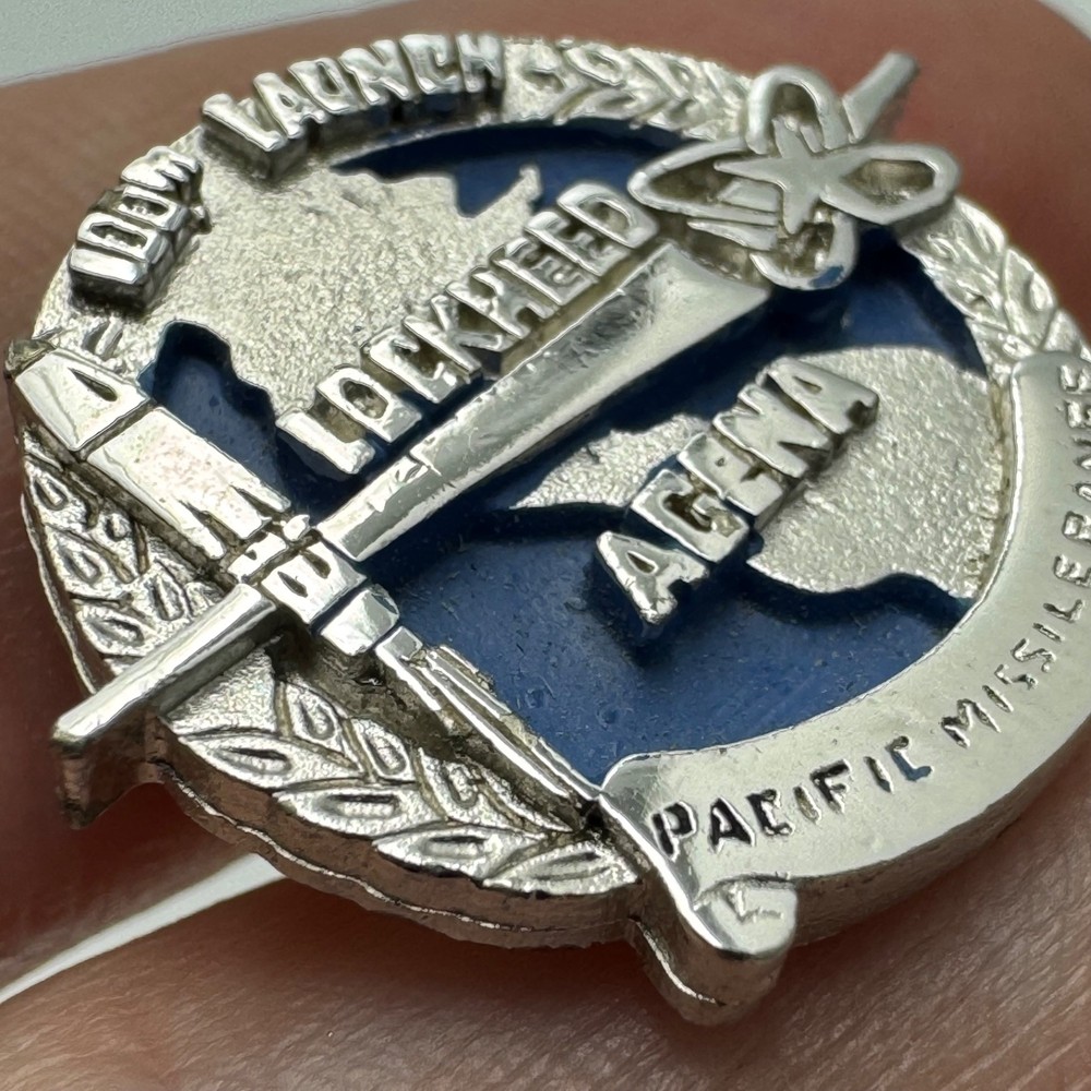 100th Launch Lockheed Agena Rocket Pacific Missile Range Pin Air Force NASA