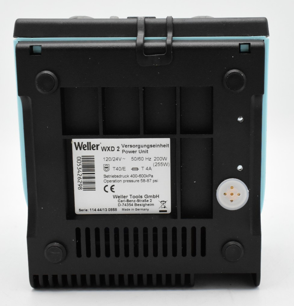 Weller WXD2010 2-Channel Desoldering Station with WXDP120 Iron + WDH70 Stand