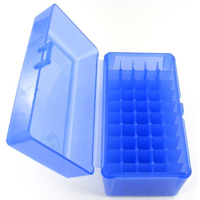 FSR Plastic Ammo Box SR 50 Rnd Translucent Blue