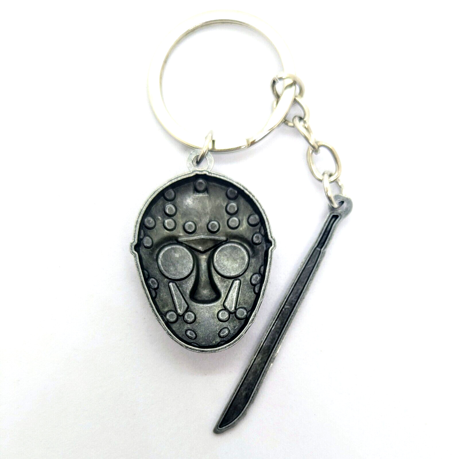 JASON VOORHEES KEYCHAIN Friday the 13th Halloween Movie Key Chain/Keyring Gift