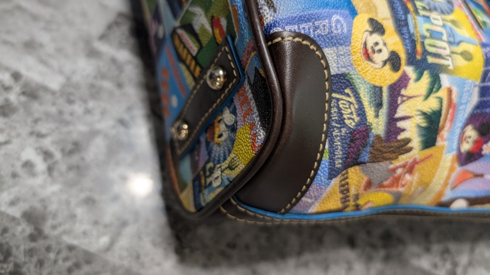 Dooney & Bourke Limited Edition Disney Food & Wine Festival Purse Tote Rare