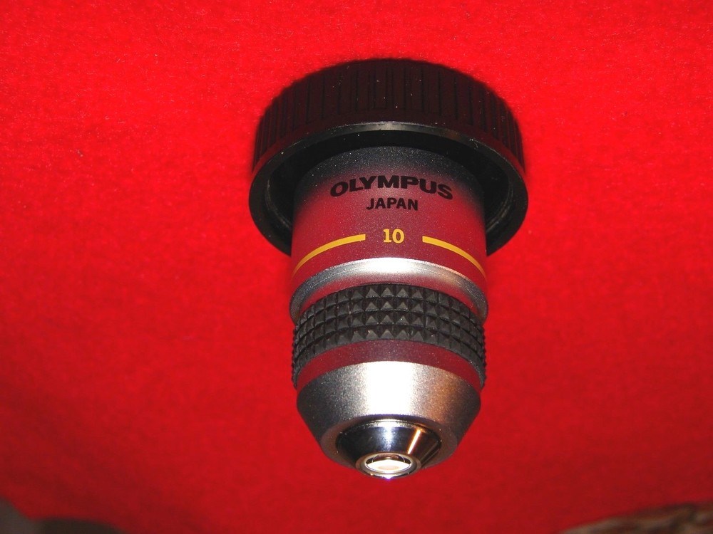 Olympus Microscope Objective Lens DPlan (D Plan) 10x 0.25 NA 160/0.17