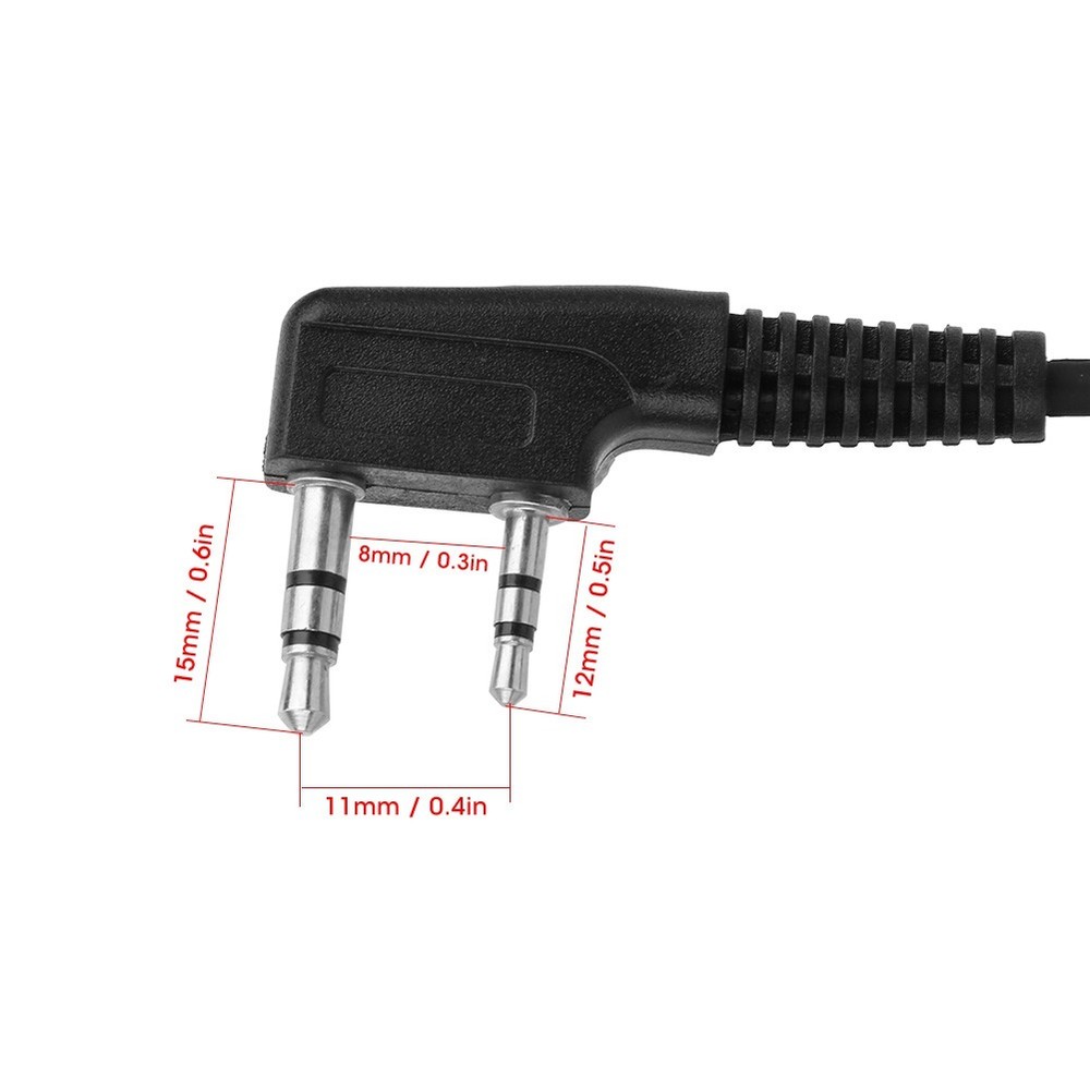 2-Pin Headset Sponge Earpad For UV-5R