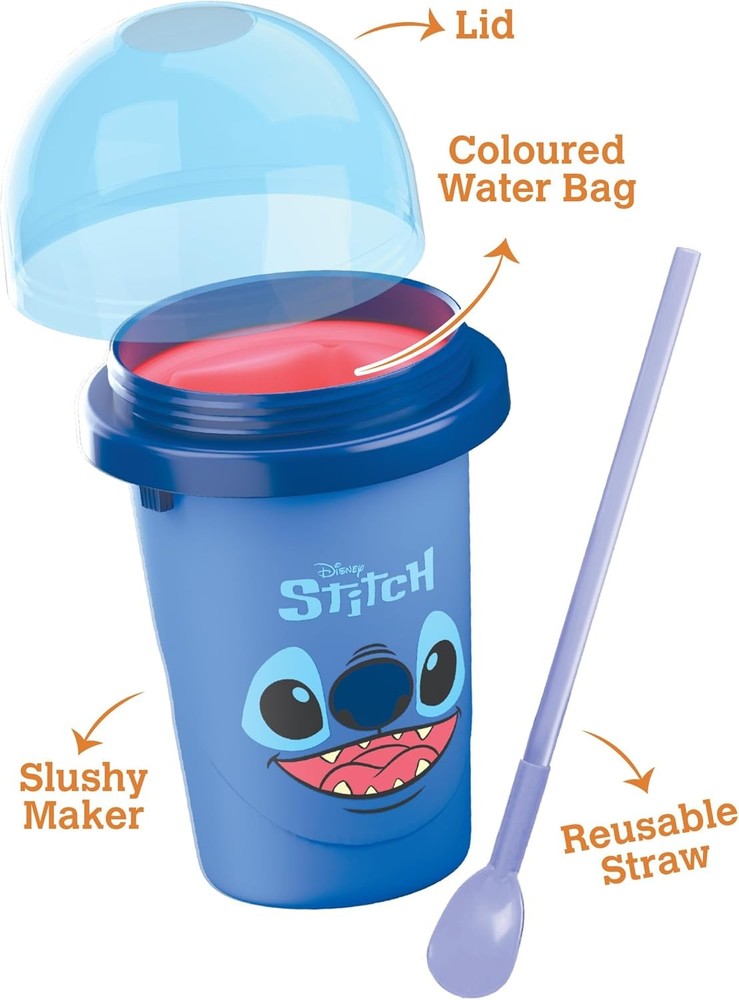 ChillFactor 08258 Disney Reusable Squeeze Cup Maker with Stitch Character Design