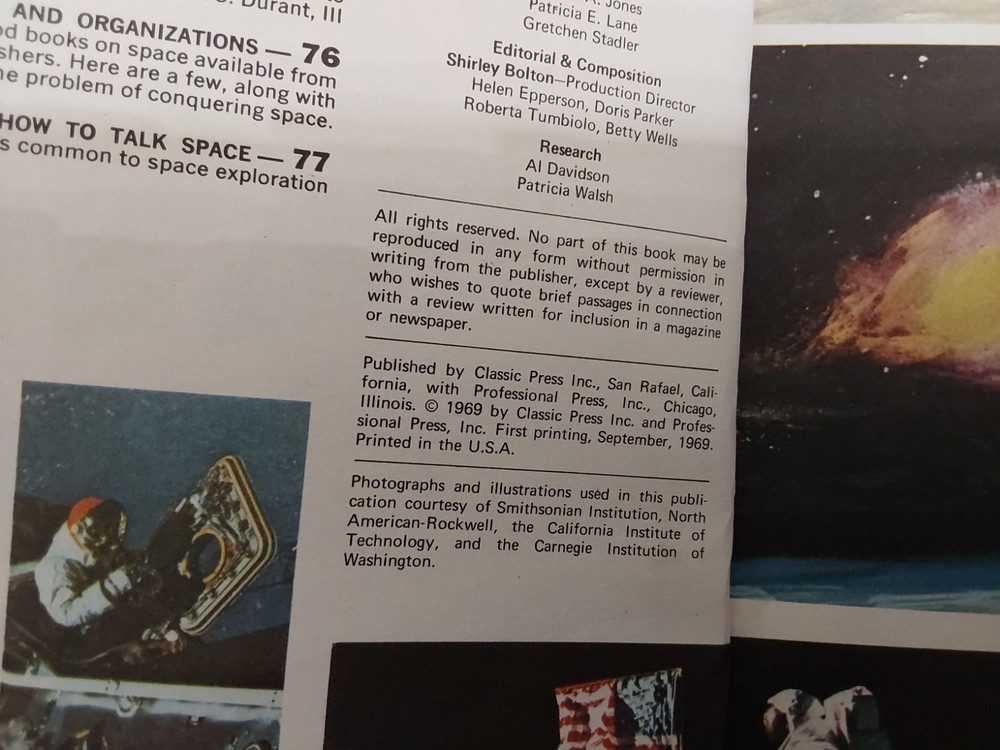 Vintage Space Bundle Books & A Map.