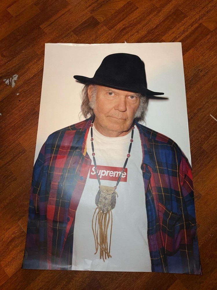 Supreme Neil Young Promotional Poster 2015 (C)