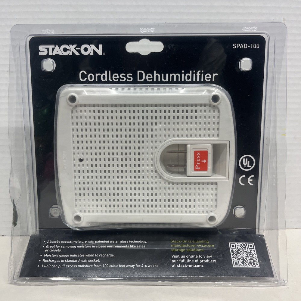Stack-On Cordless Dehumidifier SPAD-100 - (New)