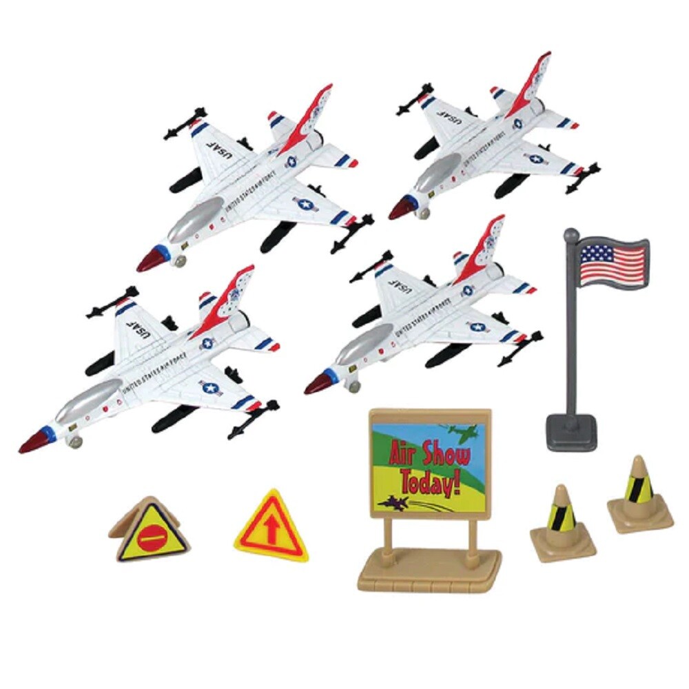 F-16 Thunderbirds Backpack Playset- WTBPF16