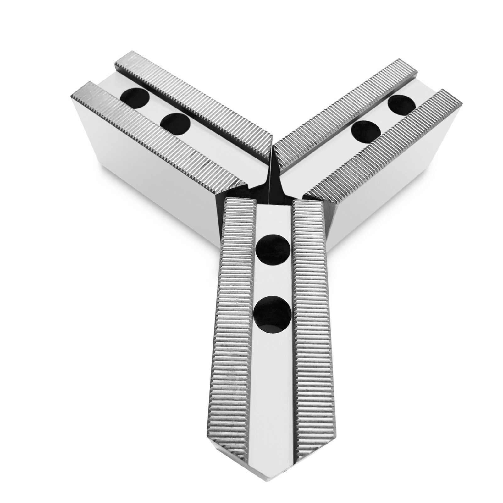 10" Aluminum Soft Jaws Pointed (Kitagawa,Samchully) B-210 Type Chucks (2.0" HT)