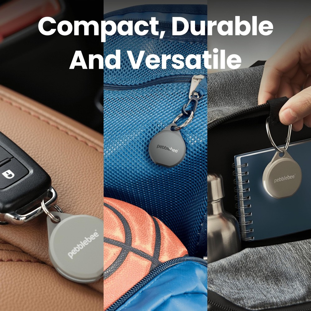 Pebblebee Clip 5 | Rechargeable Bluetooth Tracker Tag for Keys & Bags |...