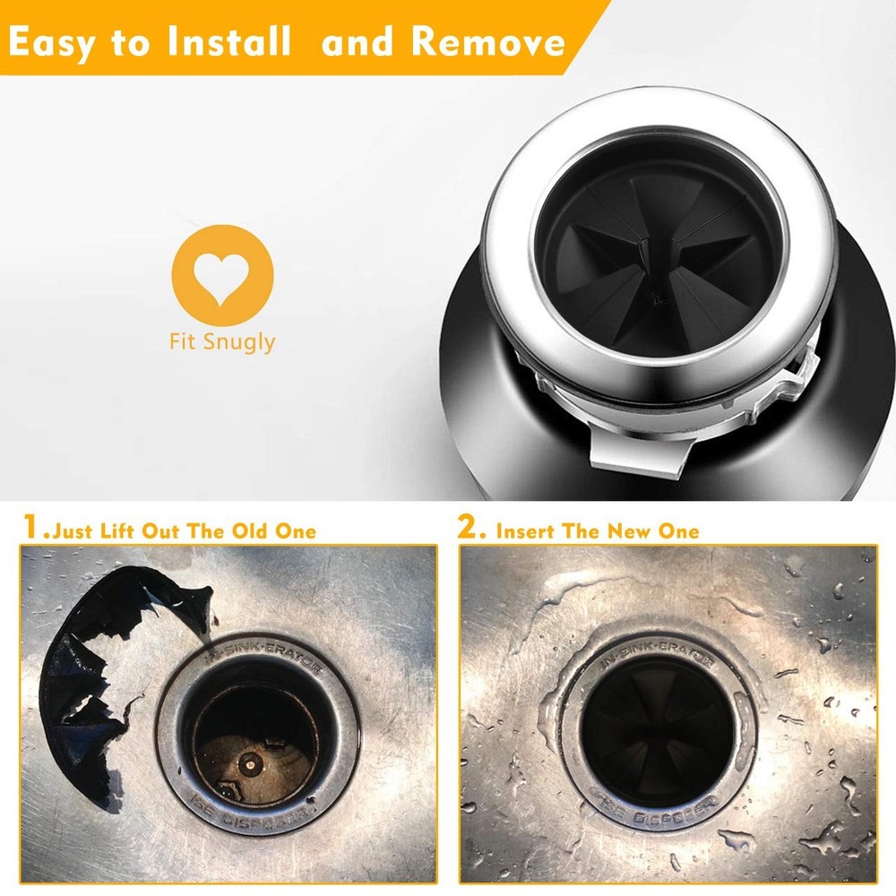 Sink Baffle, Replacement for Evolution, Garbage Disposal Splash Guards,Quite ...