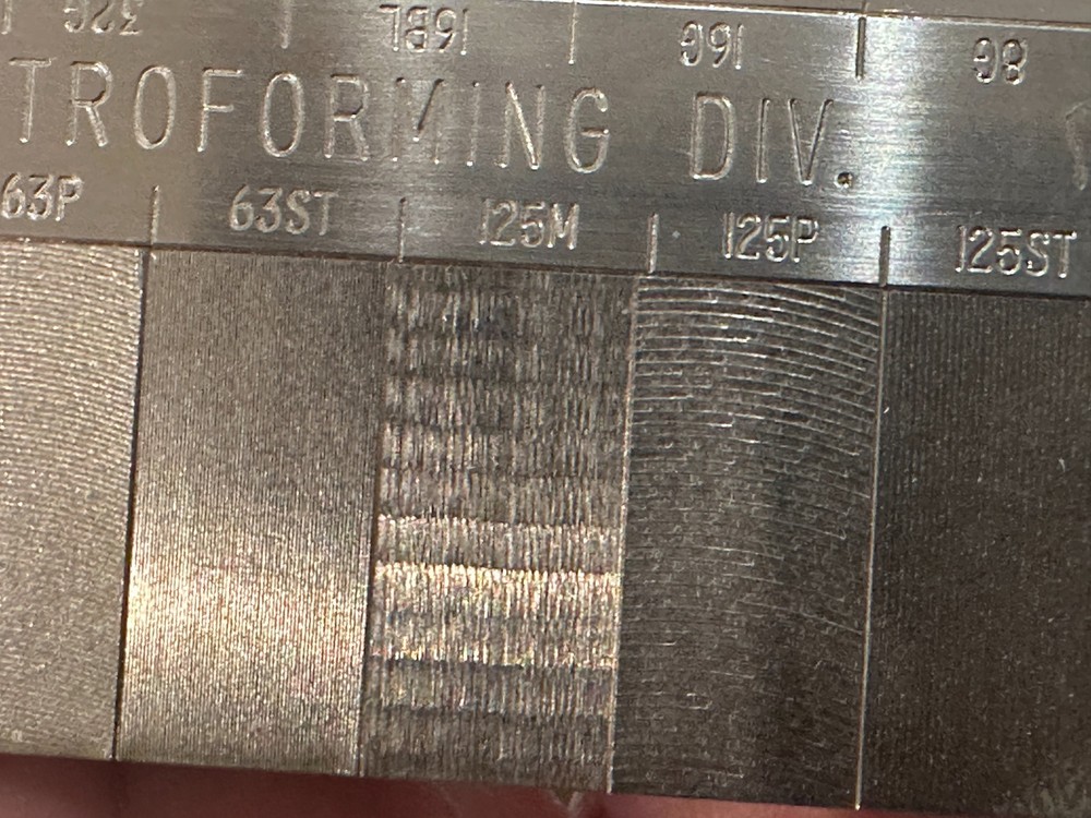 GAR S-22 Microfinish Comparator Plate, Case, Instructions