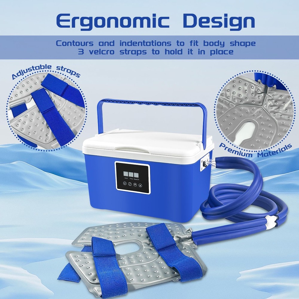 Cold Therapy Machine, Ice Therapy Machine System for Knee with Digital Timer US