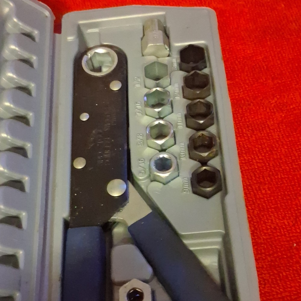 SPEC TOOLS Square Wrench Set Steel Multiple Sizes Metric/Standard 10 Pieces