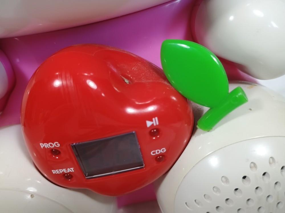 Hello Kitty CD+CDG Karaoke System w Video Camera Tested Missing Cords