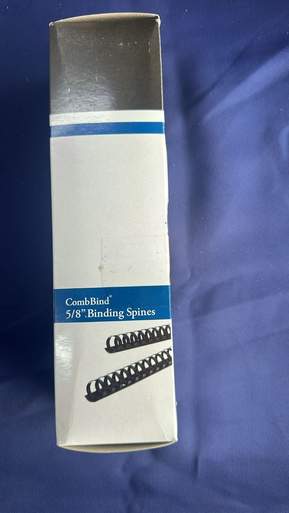 GBC CombBind 5/8" Binding Spines 25 Pack 125 Sheet Capacity