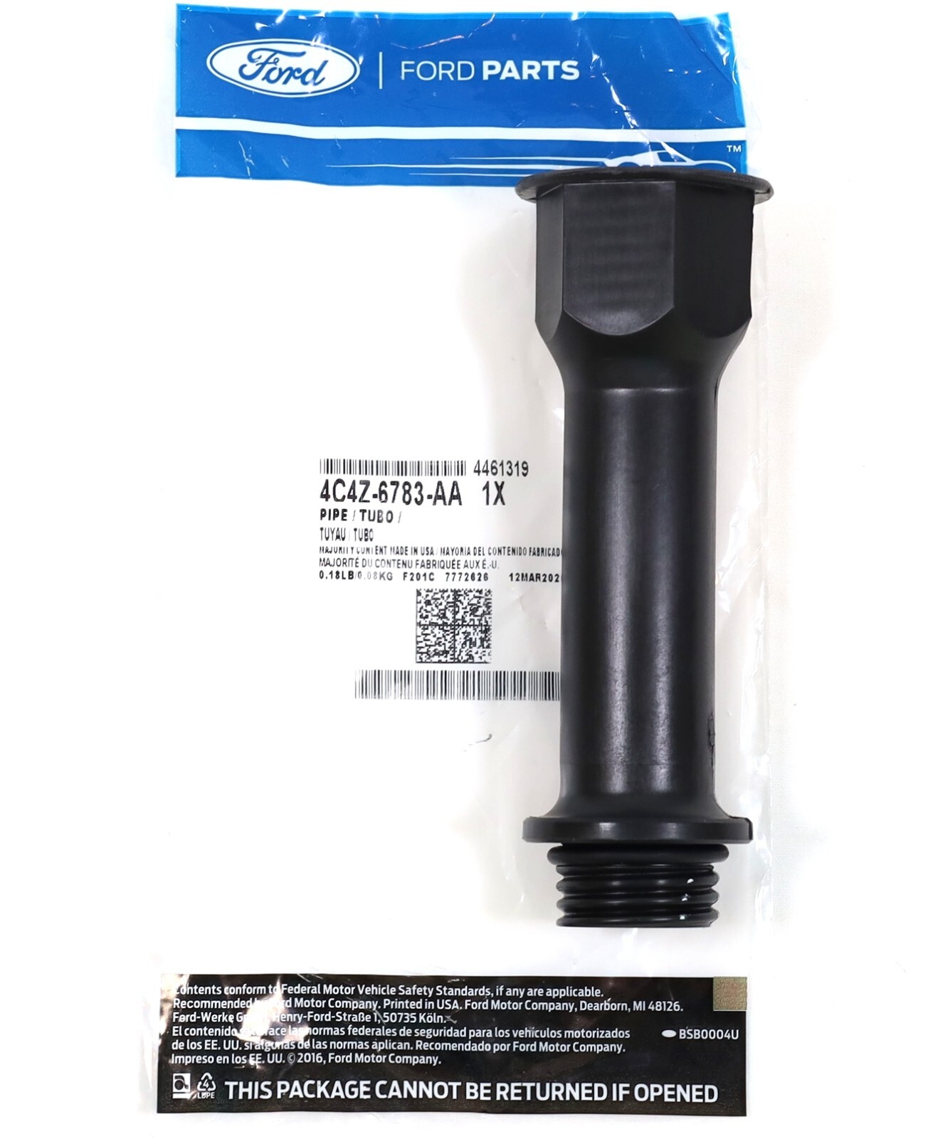 OEM Ford Motorcraft Oil Fill Neck & Cap 94–03 F250 F350 7.3L Powerstroke Diesel