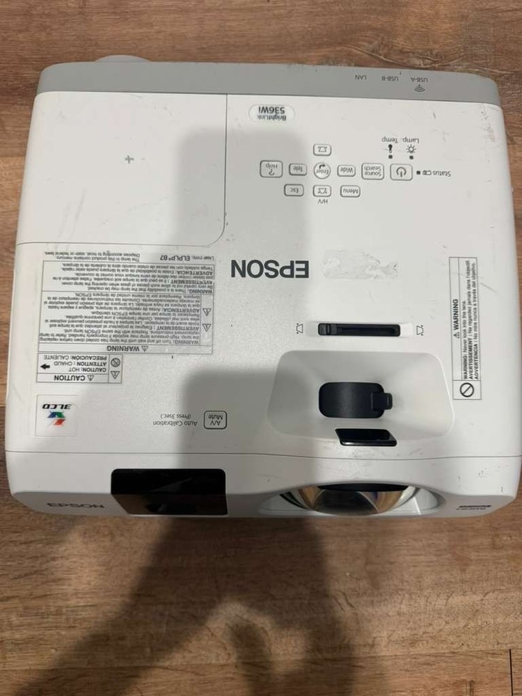 Epson BrightLink 536Wi Interactive WXGA 3LCD Projector (Model: H670A)