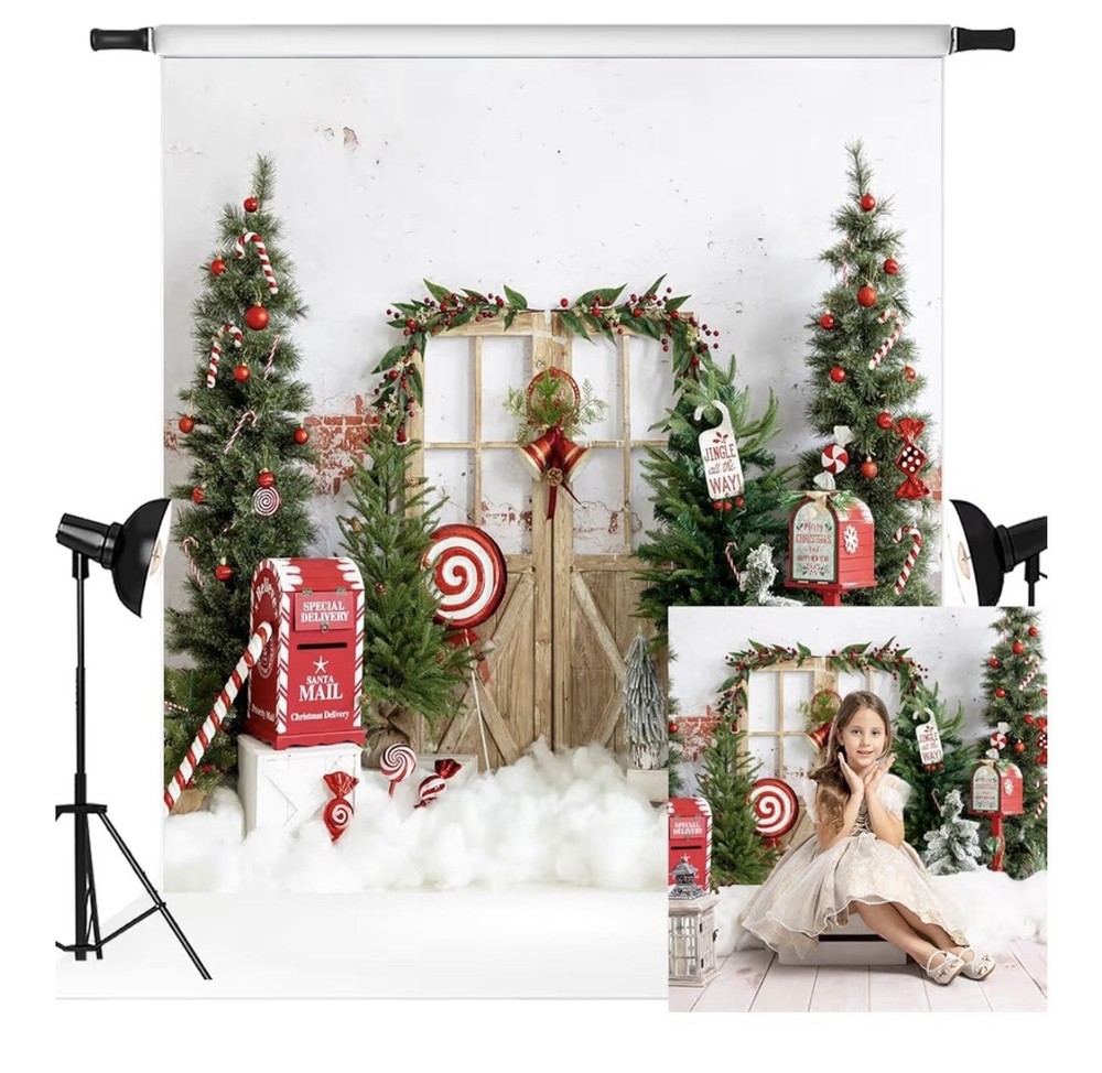Christmas Kate Photography Backdrop 10 X 10