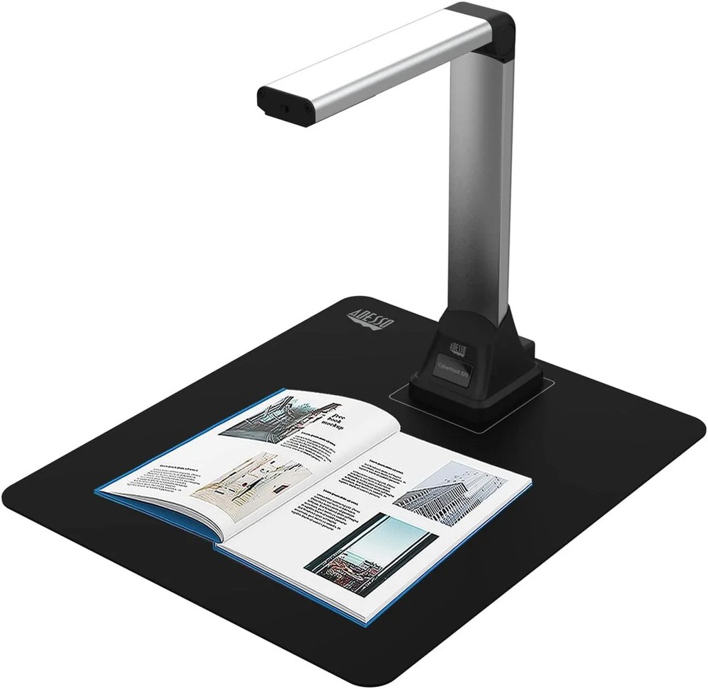 Adesso 5MP Fixed-Focus A4 Document Camera Scanner with OCR Text Recognition